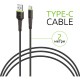 Дата кабель USB 2.0 AM to Type-C 2.0m CBFLEXT2 Black Intaleo (1283126521423) Дата кабель USB 2.0 AM to Type-C 2.0m CBFLEXT2 Black Intaleo (1283126521423)