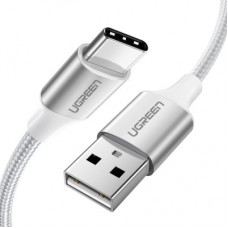 Дата кабель USB 2.0 AM to Type-C 2.0m 3.0A 18W US288 White Ugreen (60133) - Фото