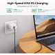 Дата кабель USB 2.0Type-C to Type-C 2.0m 3A 60W US323 90-degree Black Ugreen (70531)