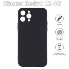 Чохол для мобільного телефона BeCover Xiaomi Redmi 12 4G Black (709624) - Фото