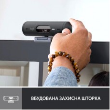 Веб-камера Logitech Brio 500 Graphite (960-001422) - Фото