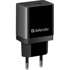Зарядное устройство Defender EPA-10 black, 1xUSB, 5V / 2.1A (83572)