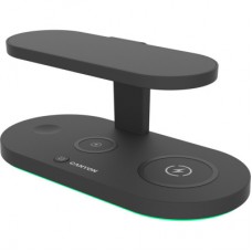 Зарядний пристрій Canyon 5in1 Wireless charger with UV sterilizer (CNS-WCS501B) - Фото