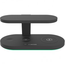 Зарядний пристрій Canyon 5in1 Wireless charger with UV sterilizer (CNS-WCS501B) - Фото