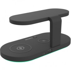 Зарядний пристрій Canyon 5in1 Wireless charger with UV sterilizer (CNS-WCS501B) - Фото