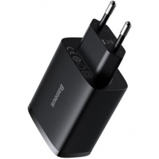 Зарядний пристрій Baseus Compact Charger 3U Black (CCXJ020101) - Фото