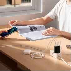Зарядний пристрій Baseus Compact Charger 3U Black (CCXJ020101) - Фото