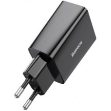 Зарядний пристрій Baseus Speed Mini Quick Charger Black (CCFS-SN01) - Фото