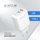 Зарядний пристрій ACCLAB AL-TC220 (1xUSB, 1xType-C) (1283126556494) Зарядний пристрій ACCLAB AL-TC220 (1xUSB, 1xType-C) (1283126556494)