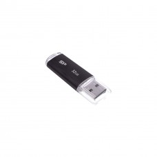 USB-флеш-накопичувач Silicon Power 32 GB Ultima U02 Black USB 2.0 (SP032GBUF2U02V1K) - Фото