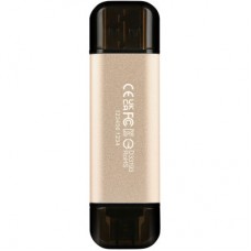 USB-флеш-накопичувач Transcend 128 GB JetFlash 930 Gold-Black USB 3.2/Type-C (TS128GJF930C) USB-флеш-накопичувач Transcend 128 GB JetFlash 930 Gold-Black USB 3.2/Type-C (TS128GJF930C) - Фото