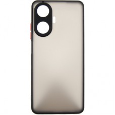 Чохол для мобільного телефона Dengos Matte Realme C55 (black) (DG-TPU-MATT-123) - Фото
