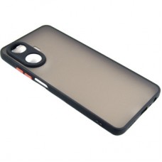 Чохол для мобільного телефона Dengos Matte Realme C55 (black) (DG-TPU-MATT-123) - Фото