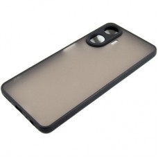 Чохол для мобільного телефона Dengos Matte Realme C55 (black) (DG-TPU-MATT-123) - Фото