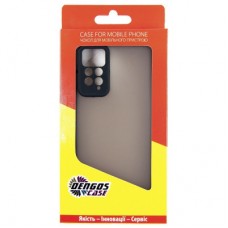 Чохол для мобільного телефона Dengos Matte Xiaomi Redmi Note 12 Pro 4 g (black) (DG-TPU-MATT-122) - Фото