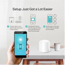 Точка доступу Wi-Fi TP-Link DECO X20 2PK AX1800 1xGE LAN 1xGE WAN MU-MIMO OFDMA MESH (DECO-X20-2-PACK) - Фото