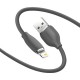 Дата кабель USB 2.0 AM to Lightning 2.0m 2.4A Jelly Liquid Silica Gel Black Baseus (CAGD000101) Дата кабель USB 2.0 AM to Lightning 2.0m 2.4A Jelly Liquid Silica Gel Black Baseus (CAGD000101)