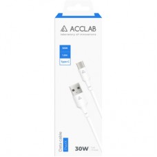 Дата кабель USB 2.0 AM to Type-C 1.2m PwrX 30W ACCLAB (1283126559532) - Фото
