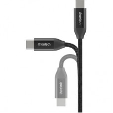 Дата кабель USB-C to USB-C 1.2m USB 3.1 Gen2 240 W (50V/5A) Choetech (XCC-1035) - Фото