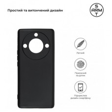 Чохол для мобільного телефона Armorstandart Matte Slim Fit Honor Magic5 Lite Camera cover Black (ARM69395) - Фото