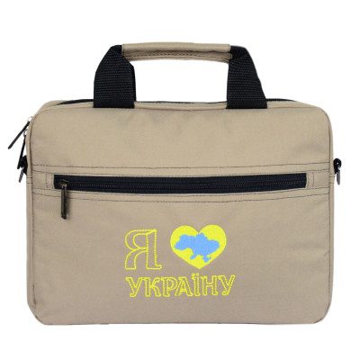 Сумка для ноутбука Porto 12" PN12 LoveUkraine Beige (PN12LB_LoveUkr)
