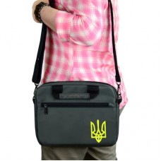 Сумка для ноутбука Porto 12'' PN12 TRIZUB DarkGreen (PN12GP_TRIZ) - Фото