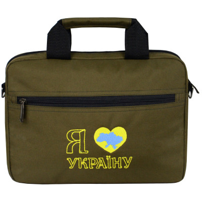 Сумка для ноутбука Porto 12" PN12 LoveUkraine Green (PN12GR_LoveUkr)