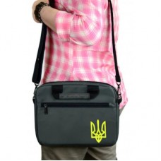 Сумка для ноутбука Porto 12'' PN12 TRIZUB Gray (PN12GY_TRIZ) - Фото