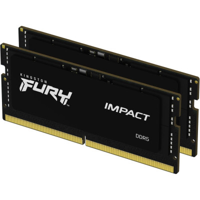 Модуль пам'яті для ноутбука SoDIMM DDR5 64 GB (2x32GB) 5600 MHz FURY Impact Kingston Fury (ex.HyperX)