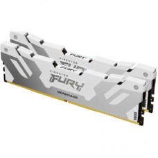 Модуль памяти для компьютера DDR5 48GB (2x24GB) 8000 MHz Renegade White/Silver Kingston Fury (ex.HyperX) (KF580C38RWK2-48)