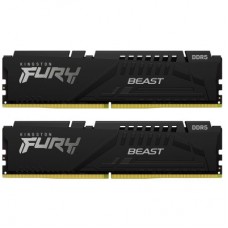 Модуль памяти для компьютера DDR5 64GB (2x32GB) 5600 MHz Beast Black Kingston Fury (ex.HyperX) (KF556C36BBEK2-64) Модуль памяти для компьютера DDR5 64GB (2x32GB) 5600 MHz Beast Black Kingston Fury (ex.HyperX) (KF556C36BBEK2-64)
