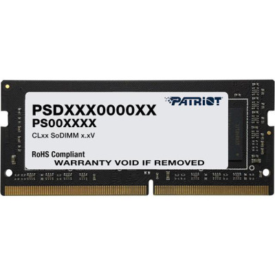 Модуль пам'яті для ноутбука SoDIMM DDR4 16 GB 3200 MHz Signature Line Patriot (PSD416G320081S)