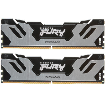 Модуль пам'яті для комп'ютера DDR5 96GB (2x48GB) 6000 MHz Renegade Silver XMP Kingston Fury (ex.HyperX)