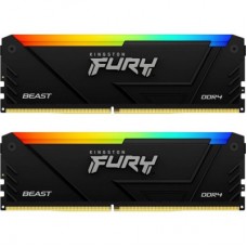 Модуль памяти для компьютера DDR4 32GB (2x16GB) 3200 MHz FURY Beast RGB Kingston Fury (ex.HyperX) (KF432C16BB2AK2/32) Модуль памяти для компьютера DDR4 32GB (2x16GB) 3200 MHz FURY Beast RGB Kingston Fury (ex.HyperX) (KF432C16BB2AK2/32)