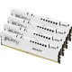 Модуль пам'яті для комп'ютера DDR5 128 GB (4x32GB) 5600 MHz FURY Beast White Kingston Fury (ex.HyperX)