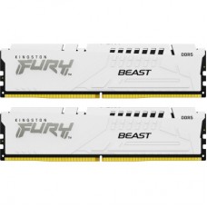 Модуль памяти для компьютера DDR5 64GB (2x32GB) 5600 MHz FURY Beast White Kingston Fury (ex.HyperX) (KF556C40BWK2-64) Модуль памяти для компьютера DDR5 64GB (2x32GB) 5600 MHz FURY Beast White Kingston Fury (ex.HyperX) (KF556C40BWK2-64)