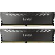 Модуль пам'яті для комп'ютера DDR4 16 GB (2x8GB) 3200 MHz Thor Dark Gray Lexar (LD4BU008G-R3200GDXG)