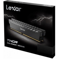 Модуль пам'яті для комп'ютера DDR4 16 GB (2x8GB) 3200 MHz Thor Dark Gray Lexar (LD4BU008G-R3200GDXG) - Фото