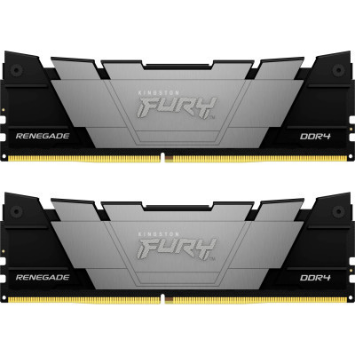 Модуль пам'яті для комп'ютера DDR4 64 GB (2x32GB) 3600 MHz Renegade Black Kingston Fury (ex.HyperX)