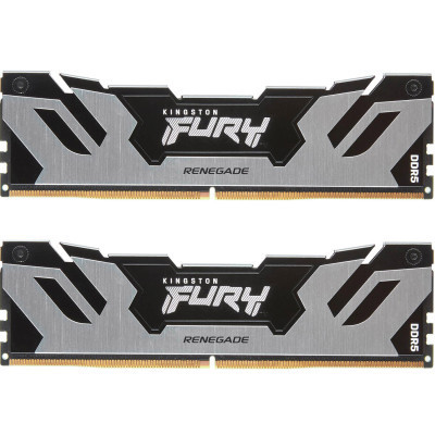 Модуль пам'яті для комп'ютера DDR5 64 GB (2x32GB) 6400 MHz Renegade Silver XMP Kingston Fury (ex.HyperX)