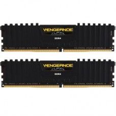Модуль пам'яті для комп'ютера DDR4 16 GB (2x8GB) 2400 MHz Vengeance LPX Black Corsair (CMK16GX4M2A2400C14)
