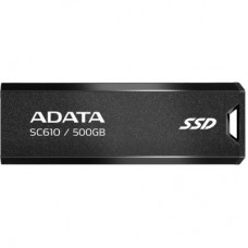 Накопитель SSD USB 3.2 500GB SD610 ADATA (SC610-500G-CBK/RD) - Фото