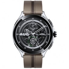 Смарт-годинник Xiaomi Watch 2 Pro Bluetooth Silver Case with Brown Leather Strap (1006733) - Фото