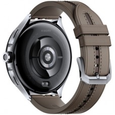 Смарт-годинник Xiaomi Watch 2 Pro Bluetooth Silver Case with Brown Leather Strap (1006733) - Фото