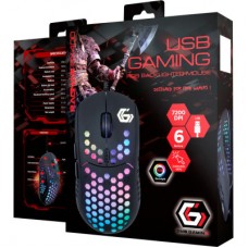 Мишка Gembird Ragnar RX400 USB RGB Black (MUSG-RAGNAR-RX400) - Фото