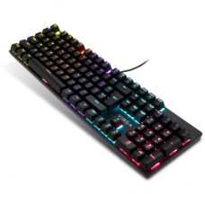 Клавіатура Vinga KBGM-101 LED Red Switch USB Black (KBGM-101 Black) - Фото
