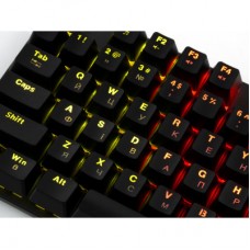Клавіатура Vinga KBGM-101 LED Red Switch USB Black (KBGM-101 Black) - Фото