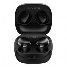 Навушники Hator Hyrrpunk Truedots SyncHUB Black (HTA411) - Фото