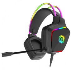 Навушники Canyon GH-9A Darkless Gaming 3.5 мм RGB Black (CND-SGHS9A) - Фото