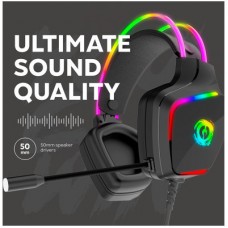 Навушники Canyon GH-9A Darkless Gaming 3.5 мм RGB Black (CND-SGHS9A) - Фото
